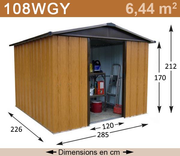 cabane jardin metal